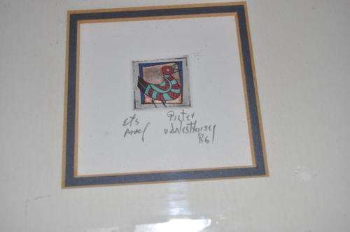GREAT INVESTMENT! ARTIST PROOF BY PIETER VAN WESTHUIZEN,SIGNED BY ARTIST,DATED 1986