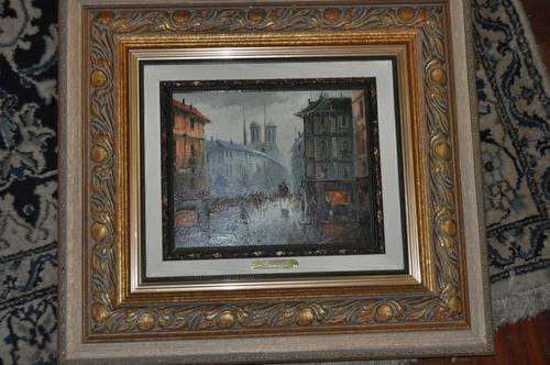 STUNNING AND VERY DETAILED OIL ON CANVAS BY TAMAYO " PARISINO"(SPANISH),VALUE R8000