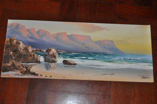 AMAZING ORIGINAL ACRYLIC BY H.ANDERSON "THE APOSTLES"