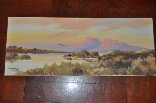 AMAZING ORIGINAL ACRYLIC BY H.ANDERSON "NEAR CALEDON"