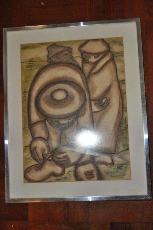GREAT INVESTMENT!!!! BEAUTIFUL DRAWING BY FAMOUS S.A.ARTIST JAMES DOROTHY,VALUE R5000