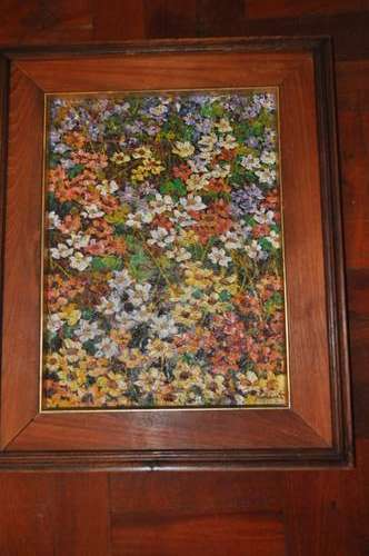 WOW!!!WOW!!! FANTASTIC INVESTMENT!!! OIL ON CANVAS BY FAMOUS ARTIST NOPARAT LIVISIDDHI,VALUE R30000