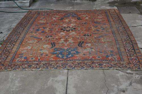 AMAZING HUGE VINTAGE HANDMADE PERSIAN CARPET 250X312CM-WONDERFUL COLORS