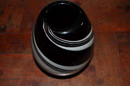 WOW!!! FANTASTIC DECO HEAVY GLASS VASE