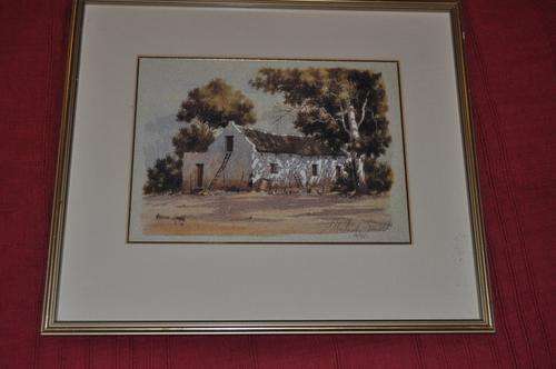 SIGNED AND FRAMED AND NUMBERED LITHOGRAPH BY MALACHI SMITH