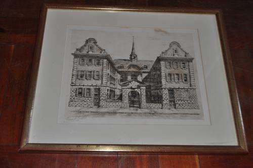 WOW!! ETCHING BY FAMOUS TINUS DE JOHNG,SIGNED