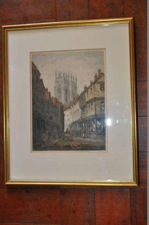 Etching by Claude Hamilton Rowbotham (1864-1949),SIGNED BY ARTIST IN PENCIL