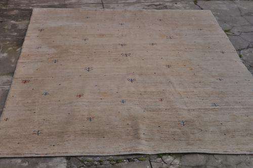 WOW!!!! HUGE PERSIAN HANDMADE GABBEH CARPET-242X303CM-DONT MISS IT!!!