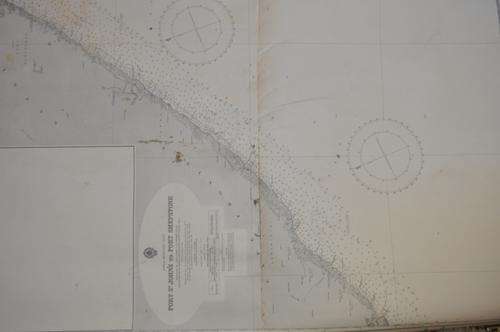 MAP OF SOUTH  EAST AFRICA PORT ST.JOHNS TO PORT SHEPSTONE