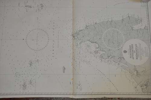 MAP OF INDIAN OCEAN NORTHERN APPROACHES TO MADAGASCAR