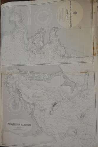 MAP OF MOZAMBIQUE HARBOR,MOKAMBO,MOZAMBIQUE AND CONDUCTA
