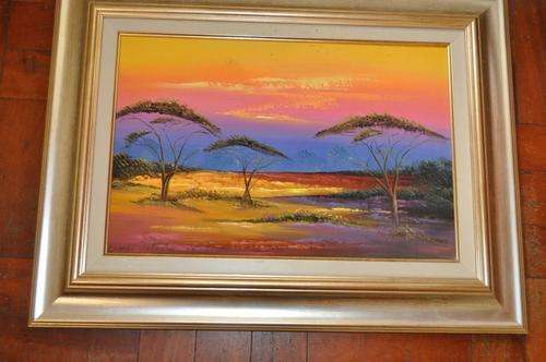 AMAZING OIL ON BOARD BY FAMOUS EDELWEISS DIEDERICKS