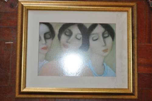 AWESOME LITHOGRAPH OF ARTWORK OF FAMOUS pieter van der westhuizen