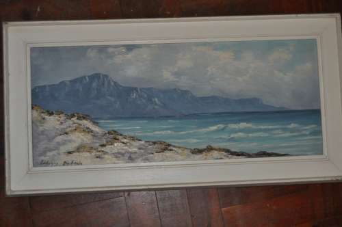 AWESOME OIL ON BOARD BY FAMOUS S.A. ARTIST EDELWEISS DIEDERICKS