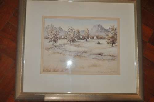 STUNNING WATERCOLOR BY JO EBERSOHN-VERGELEGEN