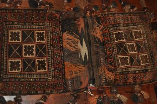 TRADITIONAL PERSIAN SADDLE BAG HANDMADE-JUST LOOK AT THIS!!!
