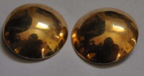 9 CT SOLID GOLD EARRINGS-6.6 GRAM