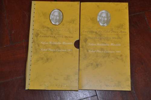 STERLING SILVER NELSON MANDELA NORWAY MINT-IN MINT CONDITION,CAPSULED