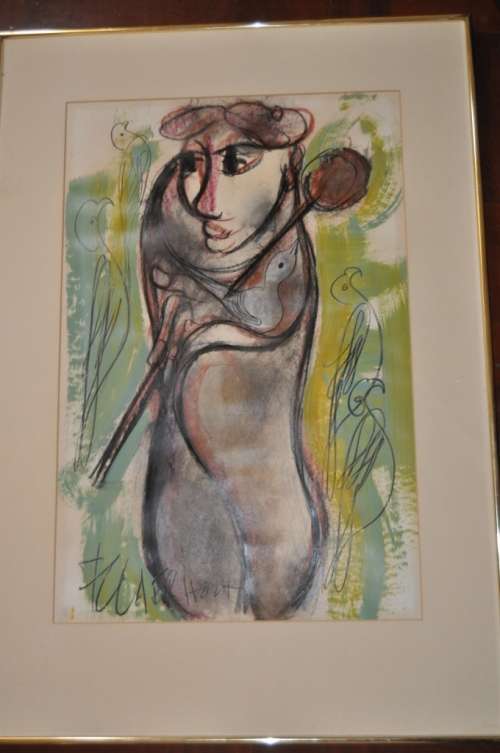 WOW!!! ORIGINAL MIXED MEDIA BY FRANS CLAERHOUT (1919-2006)VALUE R15 000