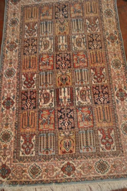 BEAUTIFUL PERSIAN HANDMADE CARPET-95X160CM IN GOOD CONDITION