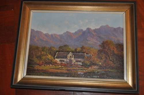 BEAUTIFUL OIL ON CANVAS BY FAMOUS S.A.ARTIST CHARLES MASSER