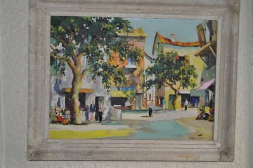 GREAT INVESTMENT!!! ORIGINAL OIL ON CANVAS BY FAMOUS Charles Robert DOYLY-JOHN (1906-1993)
