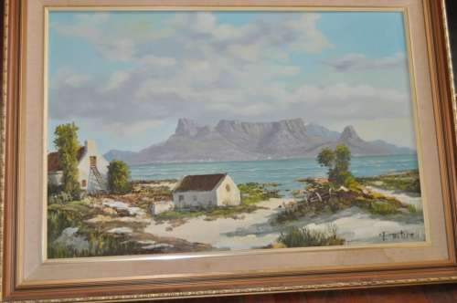 AMAZING BIG OIL ON BOARD BY P.MITCHELL