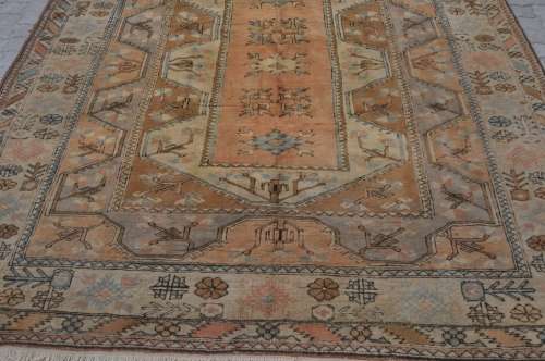 FANTASTIC HUGE HANDMADE PERSIAN CARPET 211X290CM IN GOOD CONDITION
