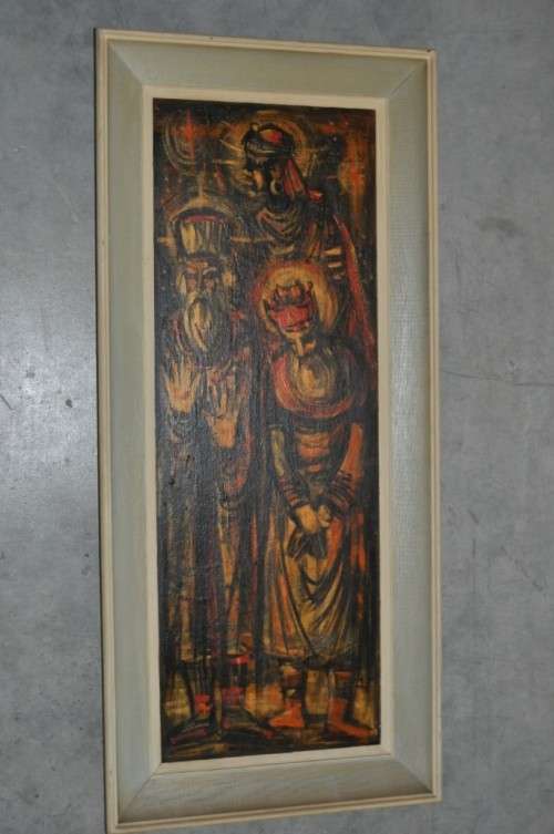 BEAUTIFUL OIL ON BOARD VERY WELL EXECUTED,UNSIGNED