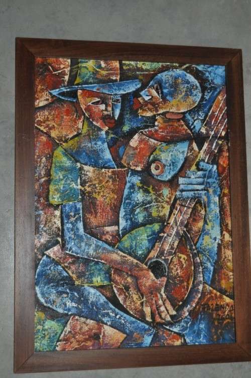 FANTASTIC URBAN ART SIGNED BY LISTED ARTIST FAZENDA