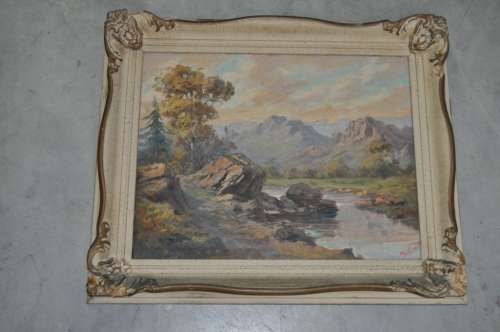 WOW!! !Titta FASCIOTTI (1927-1993)-GREAT INVESTMENT!!!!!! OIL ON CANVAS