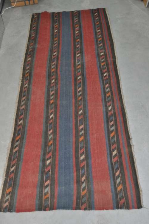 AWESOME HANDMADE KELIM RUNNER 79X204CM
