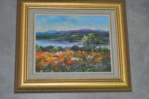 AWESOME OIL ON BOARD BY M .RAMSAY