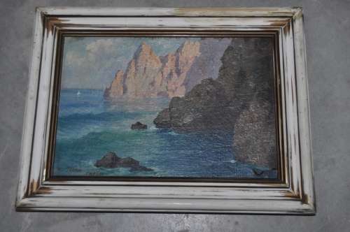STUNNING ITALIAN OIL ON CANVAS SIGNED F.NERI,NAPOLI
