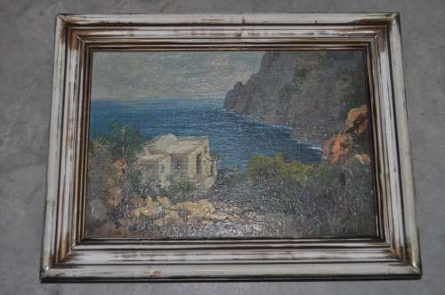 STUNNING ITALIAN OIL ON CANVAS SIGNED F.NERI,NAPOLI