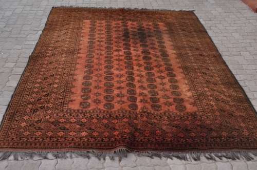 AMAZING HANDMADE AFGAN CARPET 206X290CM IN GOOD CONDITION