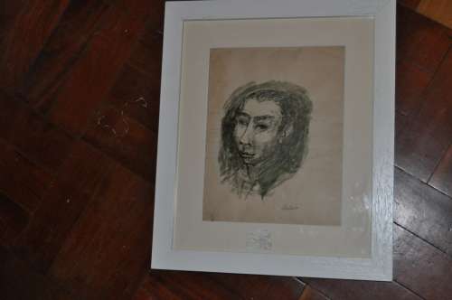 MARJORIE WALLACE(1925-2005) ORIGINAL MIXED MEDIA