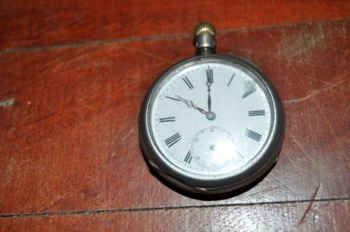 STERLING SILVER POCKET WATCH BREGET