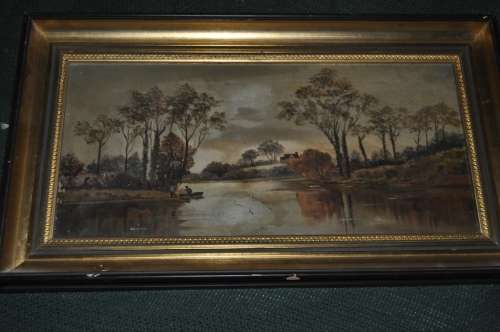 AWESOME 19 CENTURY DUTCH OIL ON BOARD
