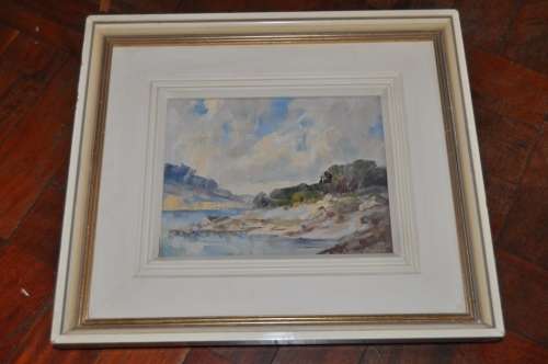 WOW!!! JOHAN OLDERT (1912-1984)-ORIGINAL OIL ON BOARD!!!!