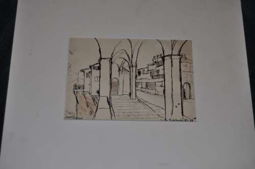 MARJORIE WALLACE(1925-2005) ORIGINAL MIXED MEDIA
