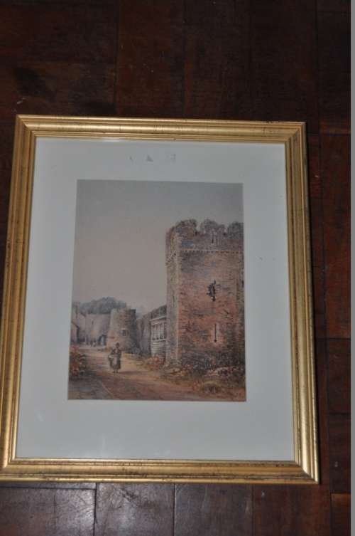 WOW!!! ALFRED YONG NUTT(1847-1924)-FANTASTIC BRITISH WATERCOLOR XIX CENTURY