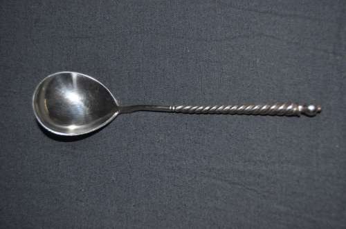 RUSSIAN SILVER SPOON,1864-STUNNING PIECE