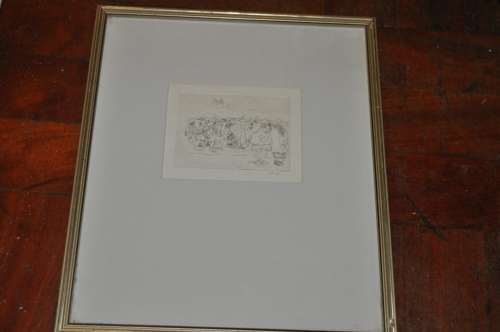 WOW!!!! FRANCOIS KRIGE-ETCHING,SIGNED BY ARTIST,NUMBERED