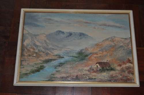 ERIC E BREWER -AWESOME OIL ON BOARD
