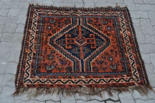 AWESOME VINTAGE PERSIAN HANDMADE CARPET(SMALL) 86X100CM