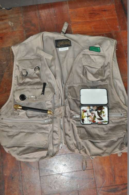 FISHING BITES,JACKET AND TOOLS -ALL IN ONE LOT-IN GREAT CONDITION