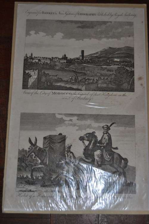 VIEW OF THE CITY OF MOROCCO, the capital of that kingdom on the coast of Barbary,CIRCA 1775,