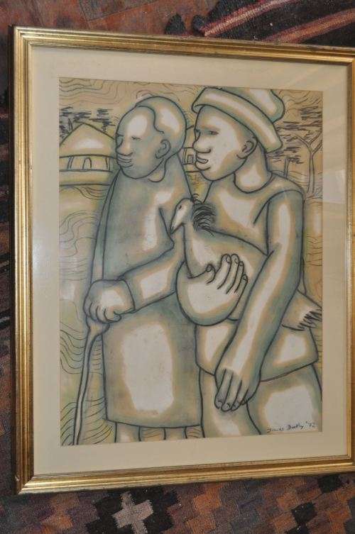 JAMES DOROTHY,1972-AWESOME MIXED MEDIA OF FAMOUS ARTIST-GREAT INVESTMENT