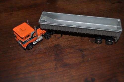 SHINSEI MINI POWER PETERBILT DUMP TRAILER TIPPER TRANSPORTER TRUCK